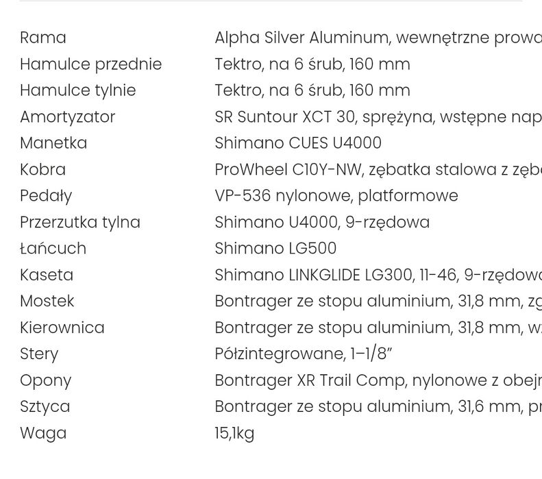 TREK MARLIN 5 + akcesoria (JAK NOWY)