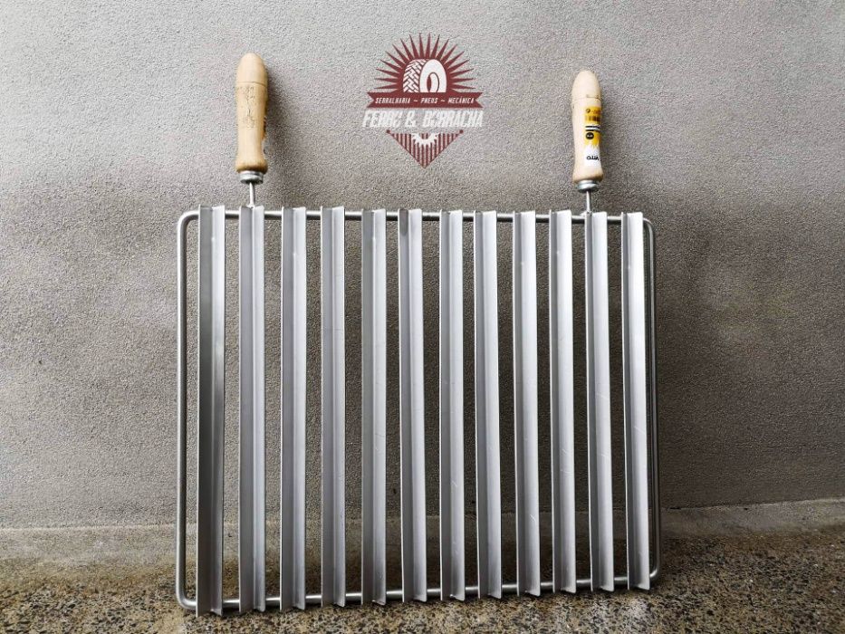 Grelha em aço inox Medidas personalizadas