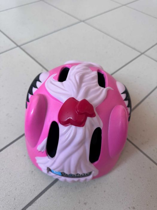 Kask rowerowy – Różowy Koń