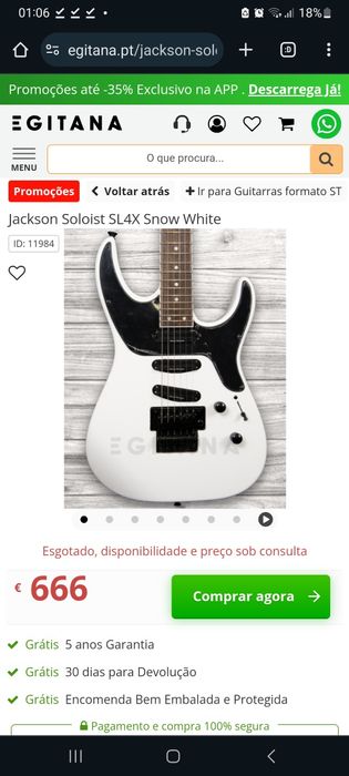 Jackson X Series Soloist SL4X - NOVA