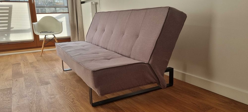 Sofa z funkcją spania SLEEK - stalowy
