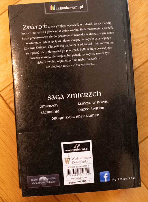 ZMIERZCH Stephenie Meyer Twilight Saga Dolnośląskie Wyd. Używana