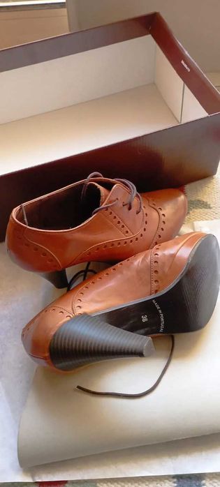 Botim Mel/Camel Pele 36 Novo
