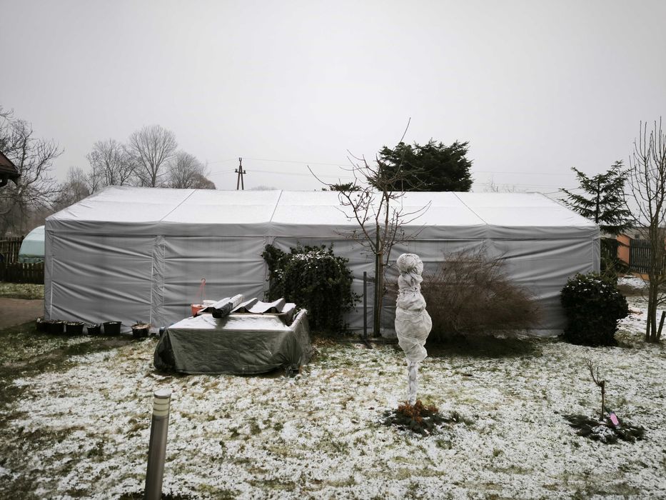 Hala Namiotowa Magazynowa WINTER 5x10x2m -Konstrukcja P50-Stan BDB