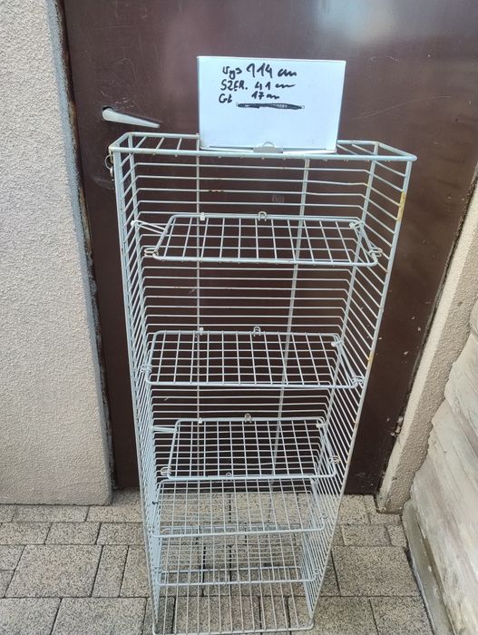 Starocie stary metalowy ciężki regal