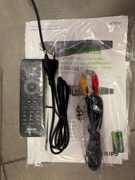 Philips BDP3100 Odtwarzacz Blu-Ray/DVD/CD/USB z HDMI, pilot /Kraków