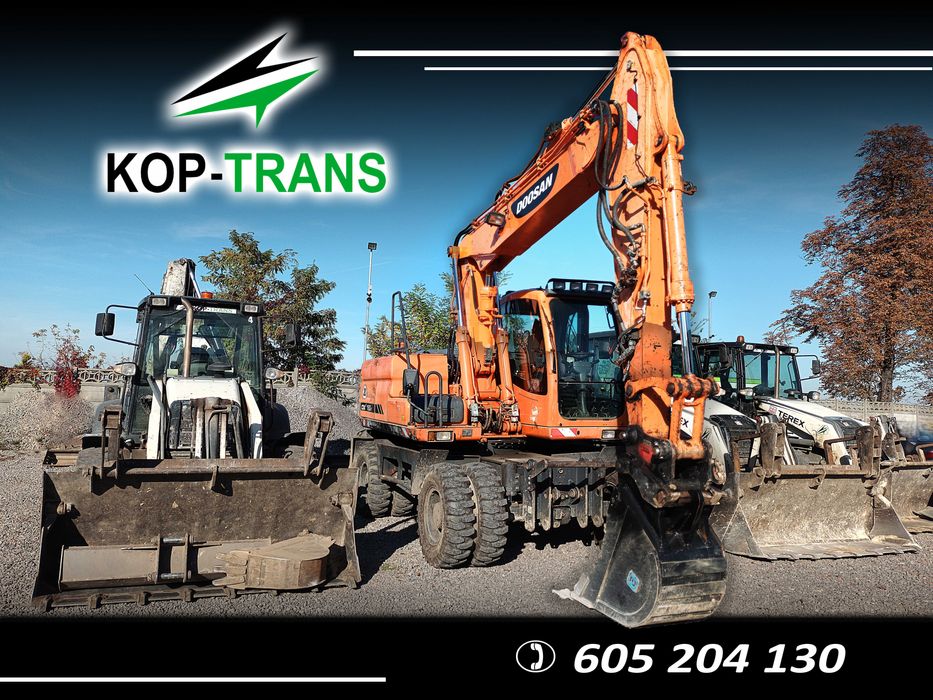 Usługi Koparką Kołową, OBROTÓWKA, Wynajem Koparko Ładowarki z Młotem.