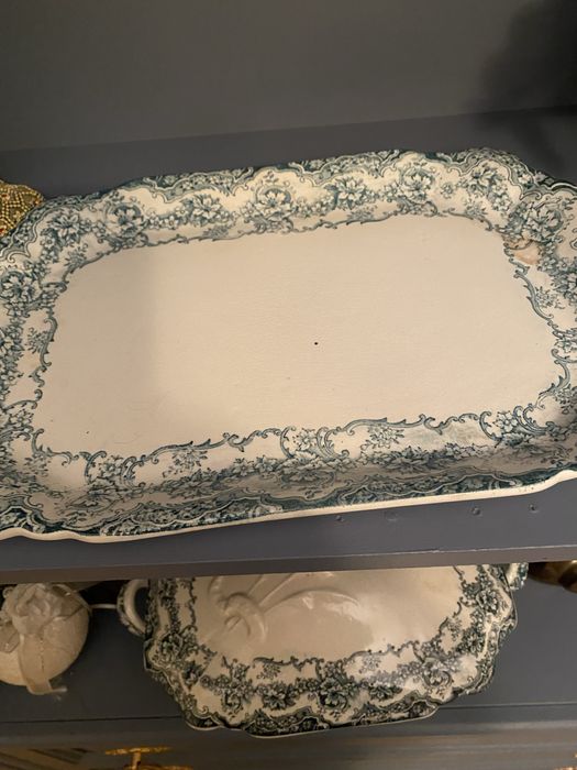 Grande  terrina e travessa Louça Sacavém