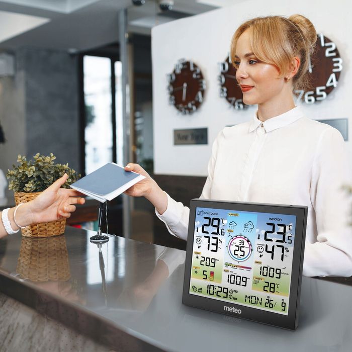 NOWA Profesjonalna Stacja pogodowa METEO SP601 WiFi bezprzewodowa 6w1