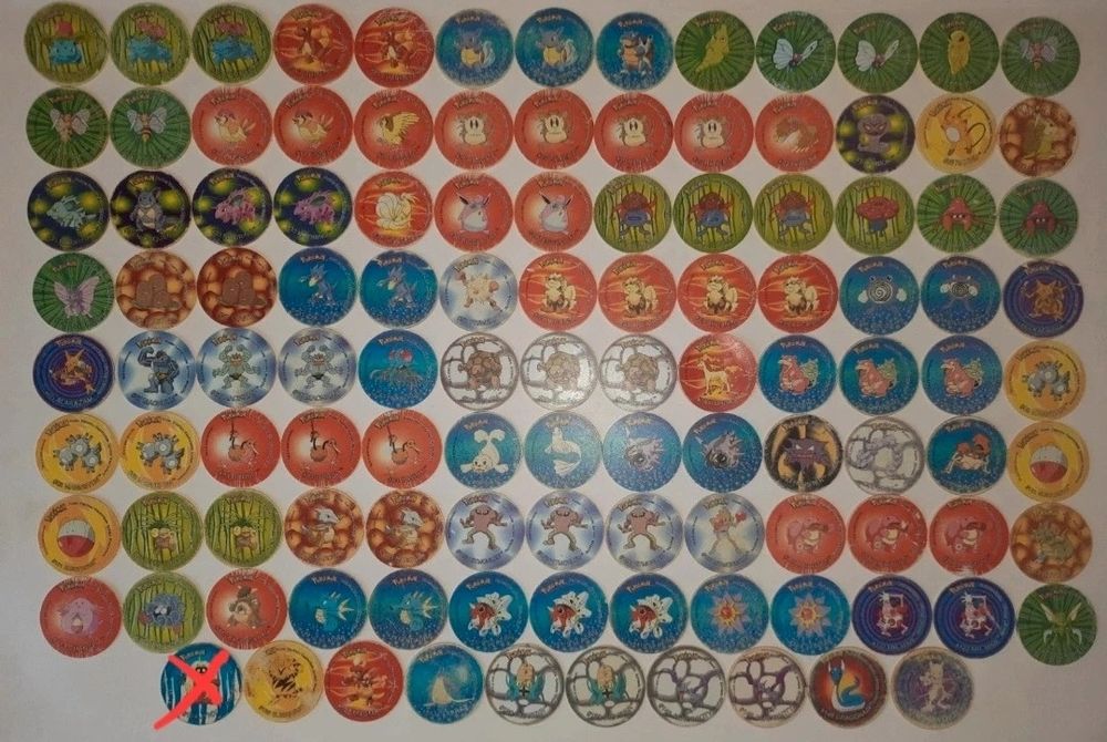 Tazos Pokemon 2 - venda à unidade