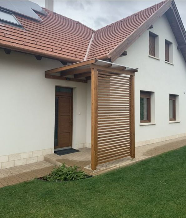 Daszek nad drzwi, zadaszenie drzwi