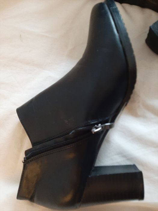 botki damskie, czarne,