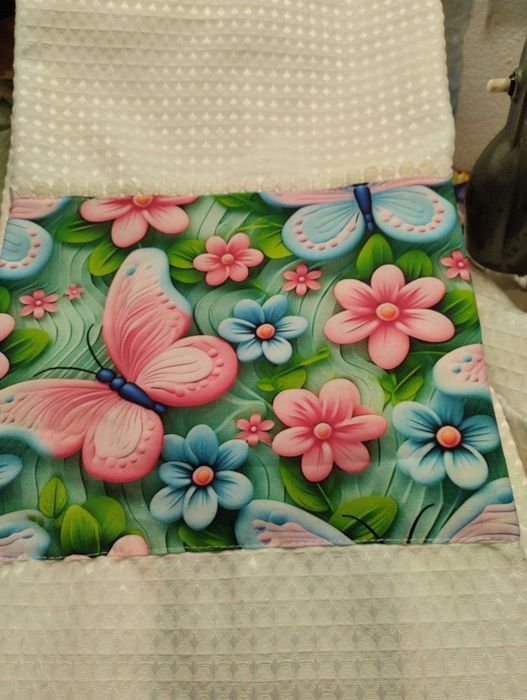 Panos de cozinha 50×70 personalizado com barra de tecido maravilhoso