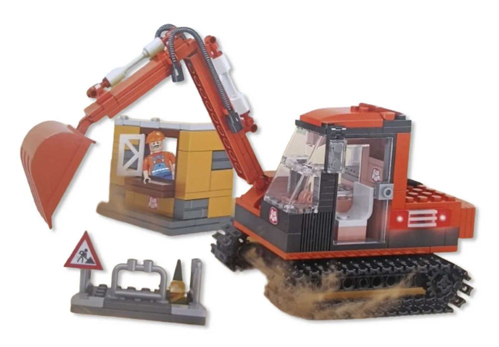 Klocki Elefun City Construcion Koparka 8824 prezent dla dziecka