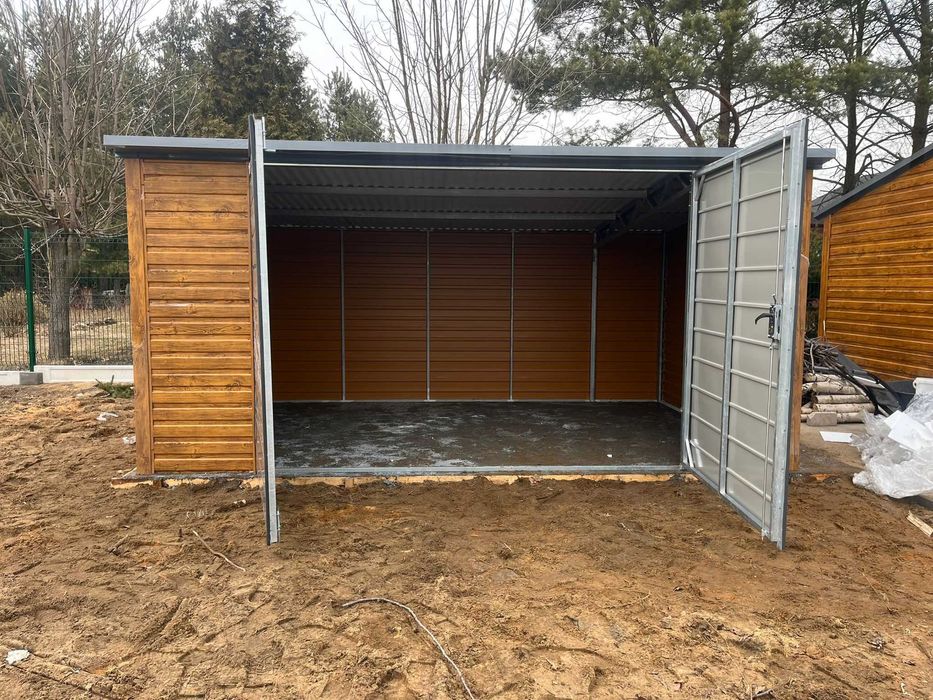 Garaż blaszak 4x2 Garaż blaszany schowek magazyn mały garaż 2x3 3x5