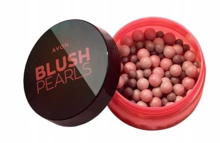 AVON BLUSH PEARLS Róż w perełkach kulkach BRONZED BLUSH dawniej WARM rozświetlający