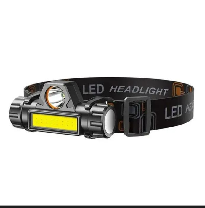 Налобний ліхтарик акумуляторний USB , яскравий