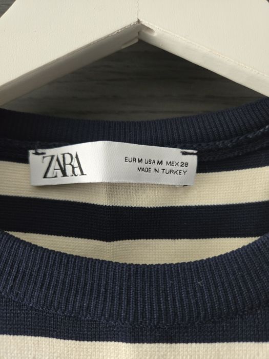 Bluzka/sweterek w paski, Zara rozm. M