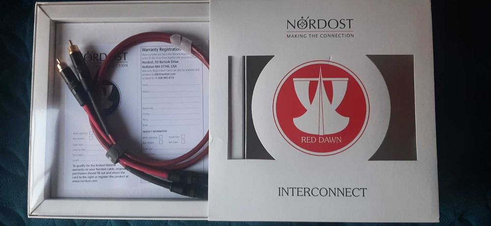 NORDOST Red Dawn, Interkonekty  2 x 0,6 m