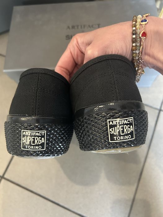 Czarne męskie trampki Artifact Superga x Marina – model 2434