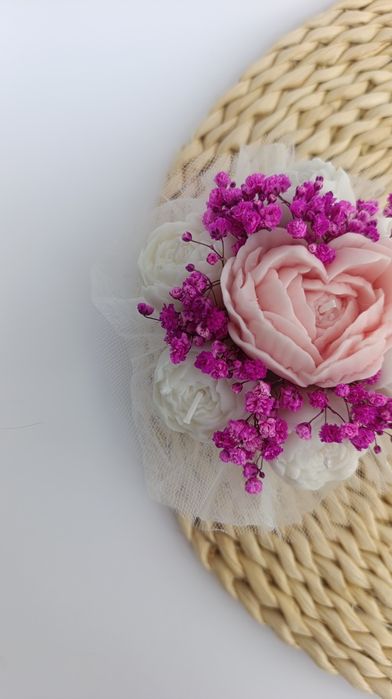 Buquê de flores em cera/vela / dia da mãe