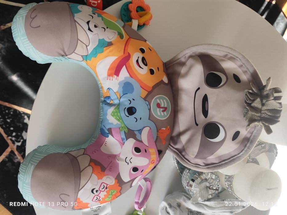 poduszka Fischer Price leniwiec do leżenia na brzuszku