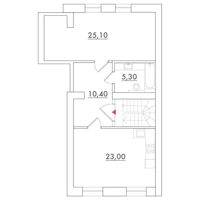 Простора 1-кімн. 63,8 кв.м. в малоповерховій новобудові ЖК Desna Park