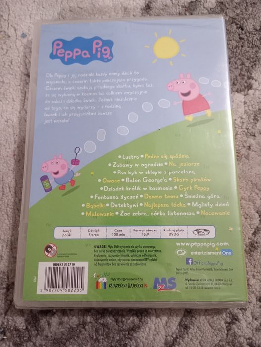 Peppa Pig Bąbelki Dvd Folia!