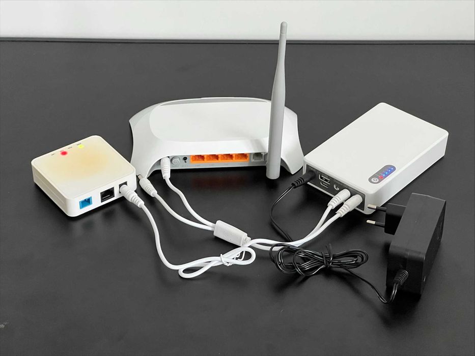 Безперебійник для роутер ДБЖ mini ups NEP WGP 10400mAh з блоком живлен