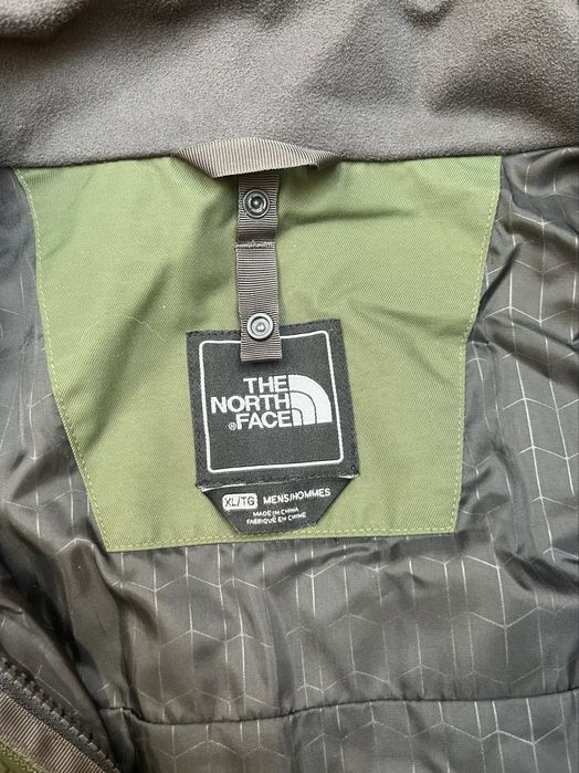 North Face, kurtka 3 w 1, męska XL, ciemna zieleń. Kapitalna, modna.