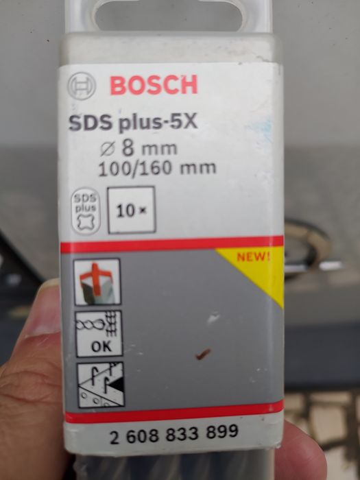 Brocas para betão/pedra