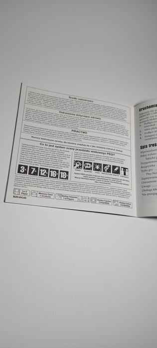 FIFA Football 2005 Polska dystrybucja książeczka instrukcja ps1 psx ps