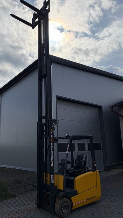 Wózek Widłowy Jungheinrich EFG 216K triplex Przesuw boczny elektryczny