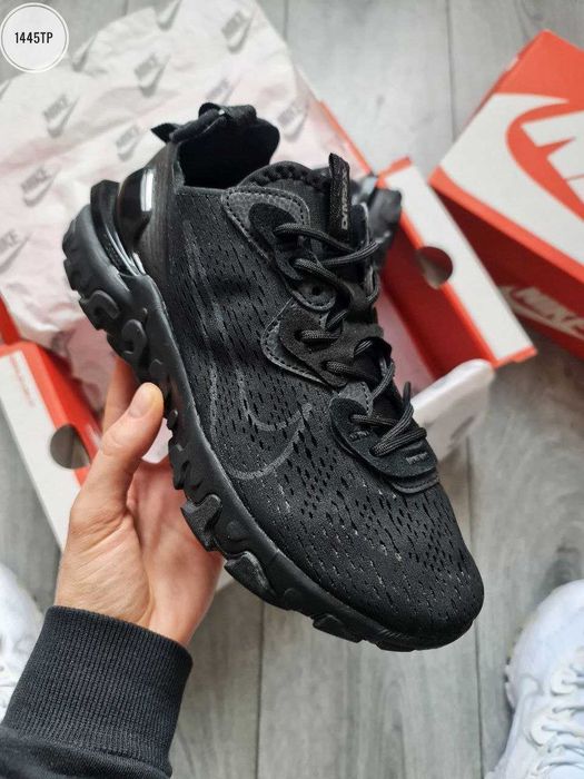 Чоловічі кросівки Nike React Vision "Black" v2. Розміри 40-45