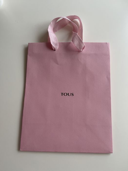 Tous różowa torebka prezentowa papierowa 20/25