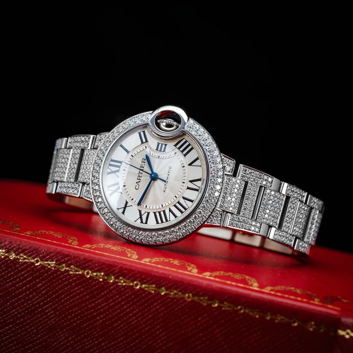 Cartier Ballon Bleu ICED 33mm