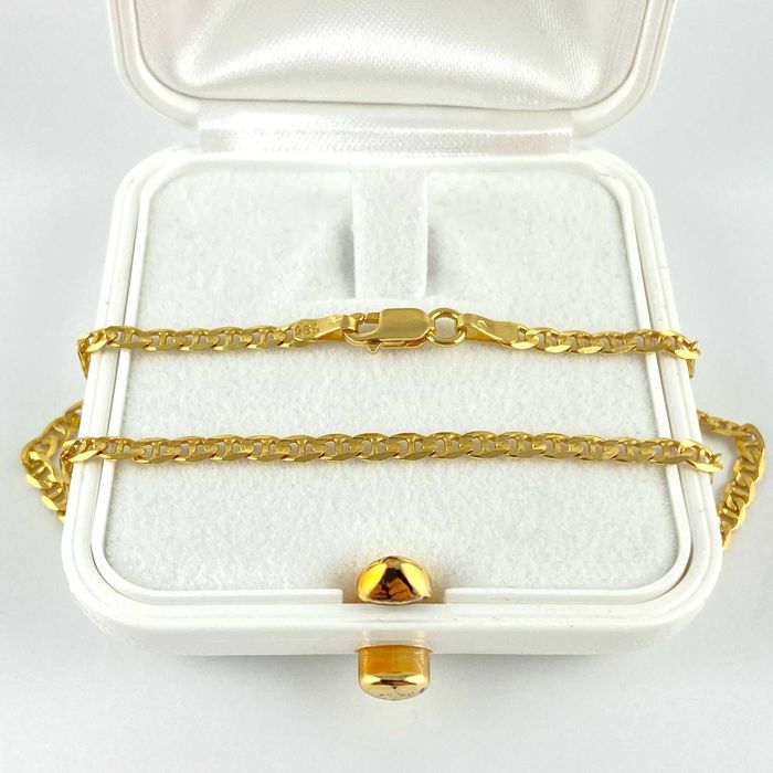 ZŁOTA bransoletka GUCCI pełna 2,7 mm PRÓBA 585 (14K) długość 18,5 cm