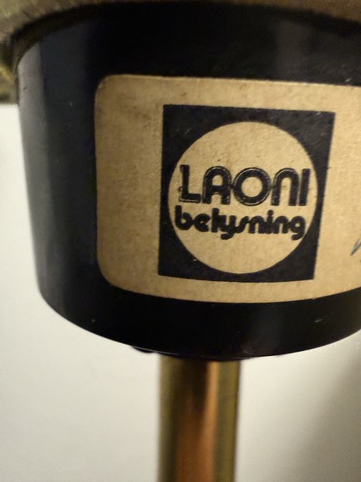 Dunska lampa LAONI  BELYCNING z mosiadzu.