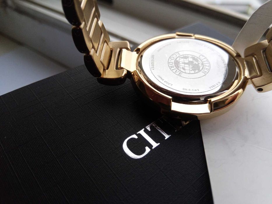 Женские часы 10 бриллиантов Citizen EcoDrive Capela Diamond EX1512-53A