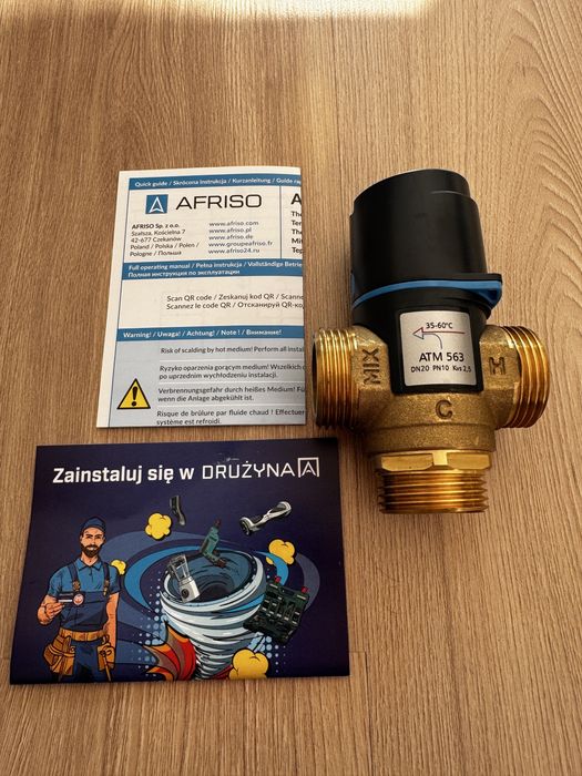 Termostatyczny zawór miejszający Afriso ATM 563.