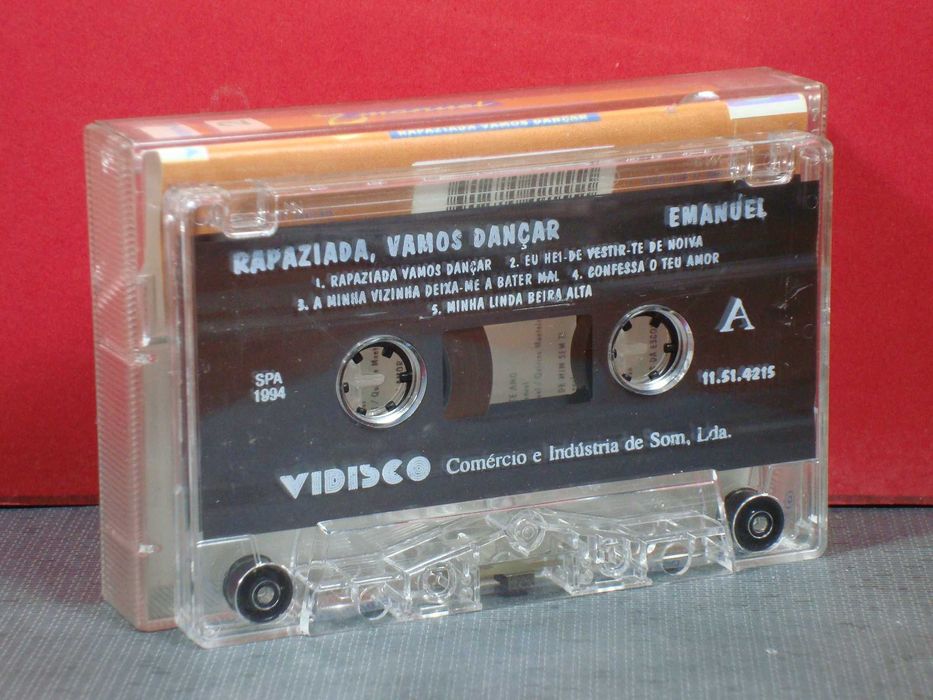 Emanuel - Rapaziada Vamos Dançar / Cassete / VG Plus