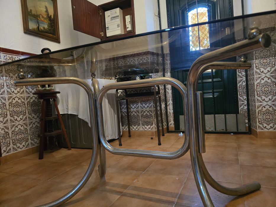 Mesa de vidro...