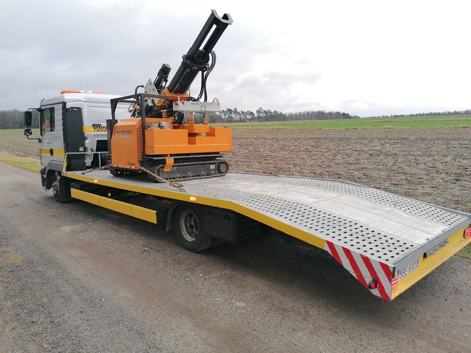 Pomoc Drogowa Autolaweta Transport Maszyn do 5Ton