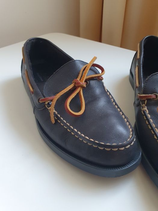 Нові шкіряні туфлі мокасини лофери  топсайдери Timberland Hand Sewn