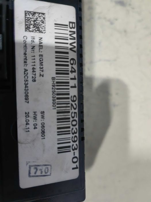 Climatronic / Controlador Sofagem BMW  E8x/E9x  925.0393