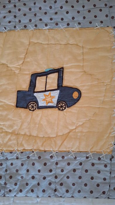 Colcha Patchwork e Candeeiro teto (maravilhoso conjunto) com oferta