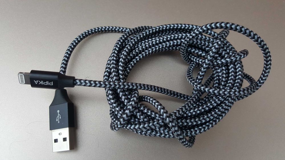 Fabrycznie nowy kabel lighting do Iphone 3 m długości wysyłka tanio