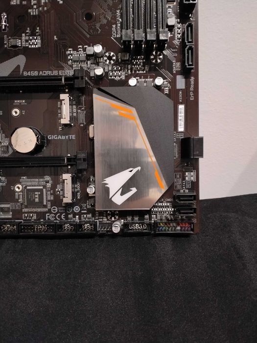Płyta główna Gigabyte B450 AORUS ELITE AM4 Uszkodzona Do Naprawy