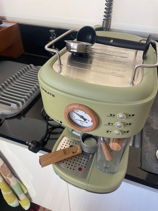 Máquina de café Create - Thera Retro Pro - Máquina De Café Expresso Semiautomática De 20 Bar