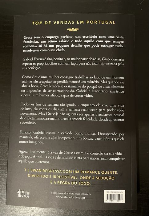 Livro o bónus - T L Swan